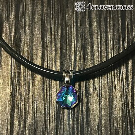 【エントリーで更にポイント3倍中】4クローバークロス ネックレス Tears ヴィトラルライトモデル スポーツネックレス 4clovercross 天然ミネラル鉱石 自然療法 軽量 ペンダント ゴルフ 25ET