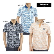 アドミラル ゴルフ ウエア メンズ シャツ ADMA329 ウォーターペイントロゴプリント (Men's) Admiral Golf…