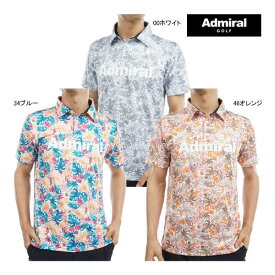 ★【大特価】【2023 S/S】アドミラル メンズ シャツ リーフプリント ADMA335 (Men's) Admiral Golf