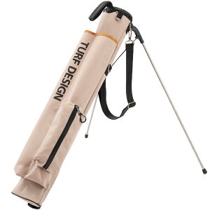 ターフデザイン ゴルフ ミニスタンドバッグ TDMS-BE70 TURF DESIGN GOLF SB アドベンチャー ベージュ ブルー カーキ シンプル クラブケース ポケット 25ET 10PT