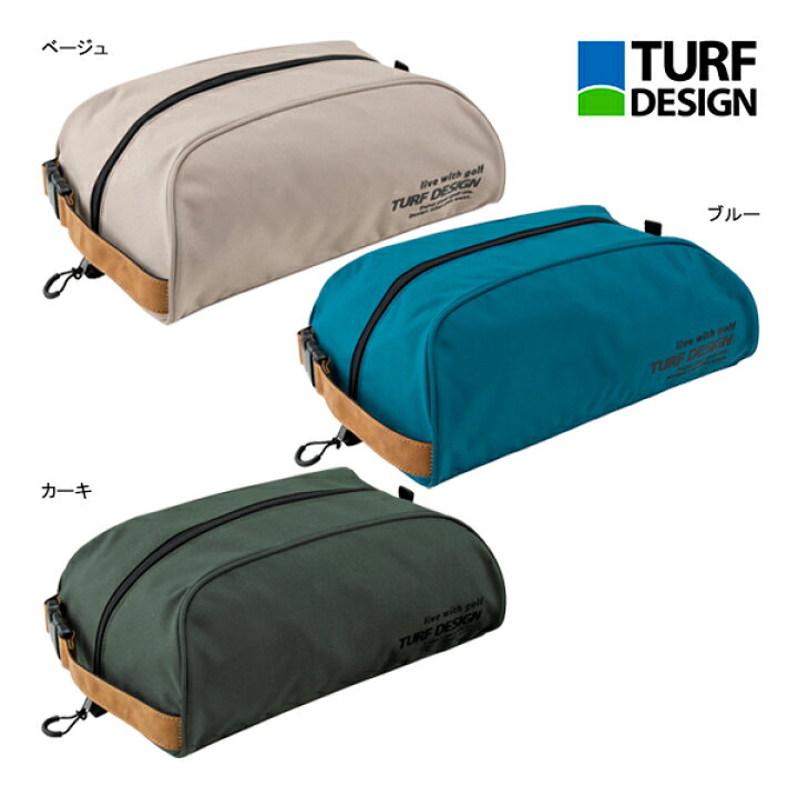 (ターフデザイン) ゴルフシューズケース シューズケース ベージュ ゴルフ用バッグ,シューズケース | Teeolive芦屋店 公式ECサイト