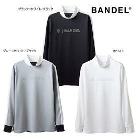 ♪【2023 A/W】バンデル メンズ モックTシャツ BGI-3ABLMC BICOLOR L/S MOCK T SHIRTS BANDEL GOLF