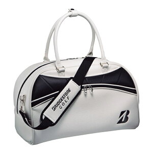 �u���a�X�g�� �S���t �{�X�g���o�b�O BBG111 �V���[�Y �|�P�b�g �u���b�N �z���C�g BRIDGESTONE GOLF BOSTON BAG 26ET