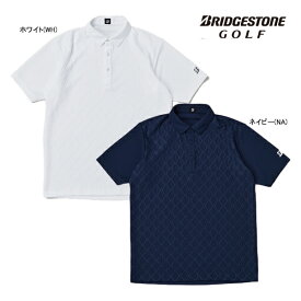 【2024 S/S】ブリヂストンゴルフ 3GA03A メンズ 半袖シャツ BRIDGESTONE GOLF BS 【B－01】