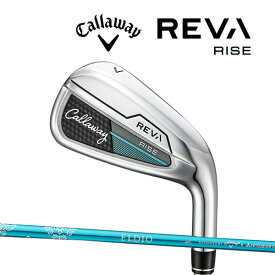 REVAボール2球付き レディース キャロウェイ REVA RISE アイアン4本セット(7I〜9I,PW) [ELDIO40 for Callaway] カーボンシャフト レバライズ ウィメンズ