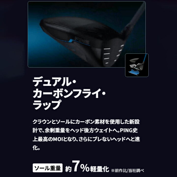 楽天市場】新作 ピン G440 K ドライバー ツアー2.0ブラック65 