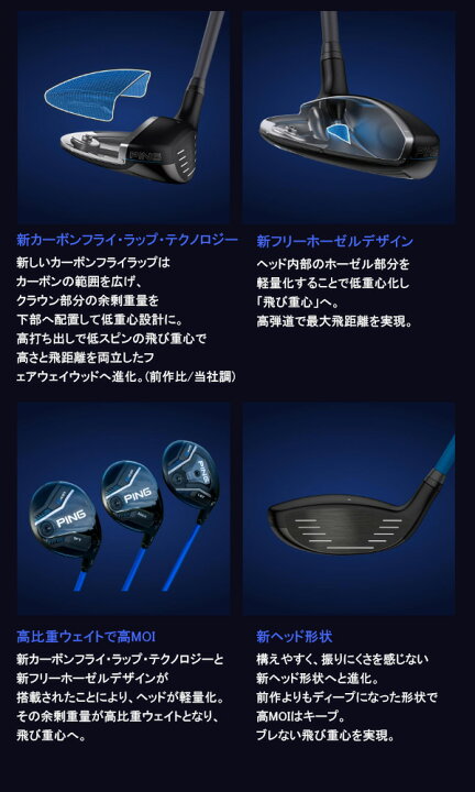 楽天市場】特注 ピン G440 MAX フェアウェイウッド Diamana GT 