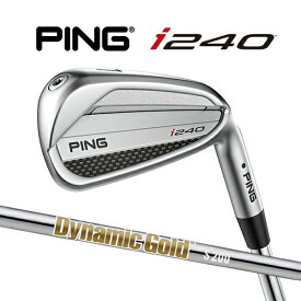 【エントリーで更にポイント3倍中】新作 ピン i240 アイアン5本セット ダイナミックゴールド スチールシャフト PING GOLF アイ240 IRON NS プロ Dynamic Gold 25C