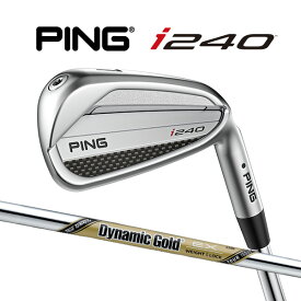 【エントリーで更にポイント3倍中】新作 ピン i240 アイアン6本セット ダイナミックゴールド EX ツアーイシュー スチールシャフト PING GOLF アイ240 IRON NS プロ DG EX TOUR ISSUE 25C