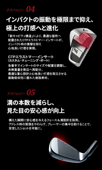楽天市場】特注 ピン i240 アイアン5本セット ダイナミックゴールド 95 