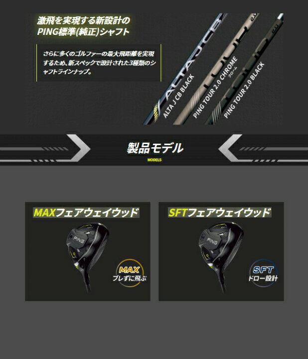 楽天市場】♪【特注】【22年モデル】ピン G430 MAX フェアウェイウッド  