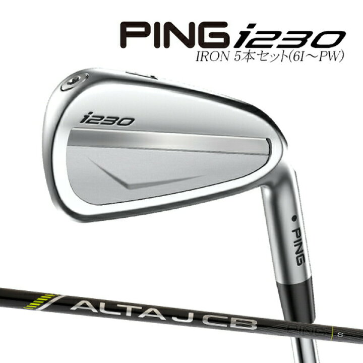 楽天市場】♪【23年モデル】ピン i230 アイアン5本セット(#6～9,PW 