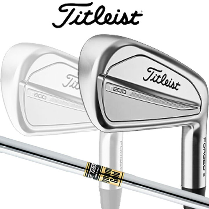 楽天市場】【特注】タイトリスト T200 アイアン 6本セット(#5~9,P 