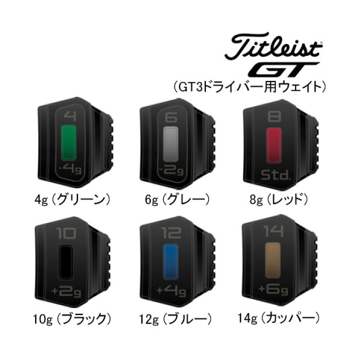 楽天市場】◇新作 タイトリスト GT3ドライバー用 純正ウェイト 