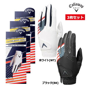 3���Z�b�g �L�����E�F�C �S���t �����Y �O���[�u �V�F�u 23 JM Callaway Golf ���� �E���� Chev Glove 21 22 23 24 25 26 cm �X�g���C�v 23SSEG YPP SAL