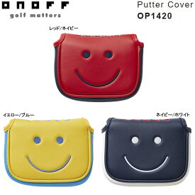 オノフ ゴルフ パターカバー マレットタイプ OP1420 ヘッドカバー ボア マグネット レッド ネイビー ホワイト イエロー ブルー PT PC HC ONOFF GOLF 25ET