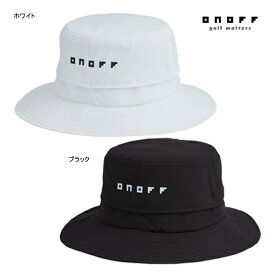 オノフ ゴルフ バケット ハット YOK0525 ONOFF GOLF Bucket Hat 帽子 バケハ ヘッドウエア ロゴ ベーシック フリーサイズ 髪を結んだまま スポーツ 25ET