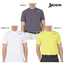 【2024 S/S】スリクソン メンズ エクシードライモックネックシャツ RGMXJA11 SRIXON デサント DESCENTE