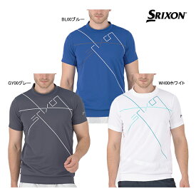□【2024 S/S】スリクソン メンズ エアリークールプロスタイルシャツ RGMXJA13 SRIXON デサント DESCENTE