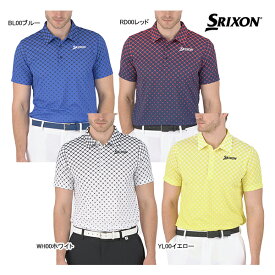 【2024 S/S】スリクソン メンズ グラデーションプリントシャツ RGMXJA17 SRIXON デサント DESCENTE