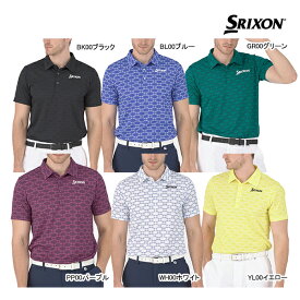 【2024 S/S】スリクソン メンズ UJパターンプリントシャツ RGMXJA18 SRIXON デサント DESCENTE