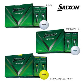 【24年モデル】 スリクソン ゴルフボール トライスター 5 1ダース(12球) SRIXON DUNLOP TRI-STAR 5