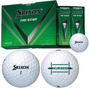 �y24�N���f���z �X���N�\�� �S���t�{�[�� �g���C�X�^�[ 5 1�_�[�X(12��) SRIXON DUNLOP TRI-STAR 5