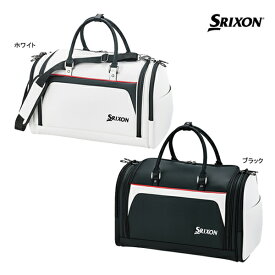 スリクソン ゴルフ スポーツバッグ GGB-S205 SRIXON GOLF DUNLOP ダンロップ ボストン ラウンド コース 行き帰り シューズ収納 バッグ ホワイト ブラック 25ET