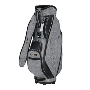 �[�N�V�I �S���t �V�� �L���f�B�o�b�O GGC-X164 XXIO DUNLOP GOLF CADDIE BAG CB �J�[�g�o�b�O �y�� �z���C�g �u���b�N �l�C�r�[ �`�F�b�N �_�����b�v 26ET