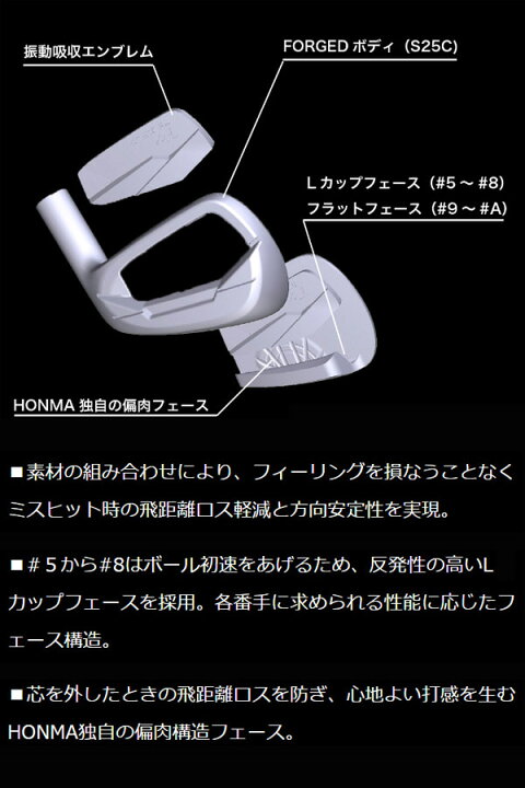 楽天市場】新作 本間ゴルフ ツアーワールド TW767Px アイアン単品 (5I 
