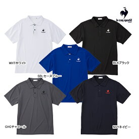 □【2024 S/S】ルコックスポルティフ メンズ エコペットポロシャツ QMMTJA70Z le coq sportif GOLF