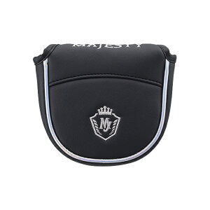 �}�W�F�X�e�B �S���t �E���g�� �X���[�X �w�b�h�J�o�[ �}���b�g�^�o�^�[�p BHC3425 �z���C�g �u���b�N PT PC MAJESTY GOLF ULTRA SMOOTH Head Cover Putter 26ET