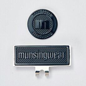 ◇【定形外送料無料】【24年SSモデル】マンシングウェア ゴルフ クリップマーカー MQBVJX51 Munsingwear