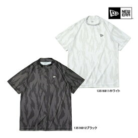 ■♪【2023 S/S】ニューエラ タイガーストライプカモ ミッドネック ティーシャツ 13516911/13516912 Tiger Stripe Camo Mid Neck Tee NEW ERA