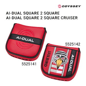 �y�����p�^�[�J�o�[�z �I�f�b�Z�C �G�[�A�C�f���A�� �X�N�G�A2�X�N�G�A �p�^�[�J�o�[ ODYSSEY Putter COVER Ai-DUAL Square 2 Square 26C