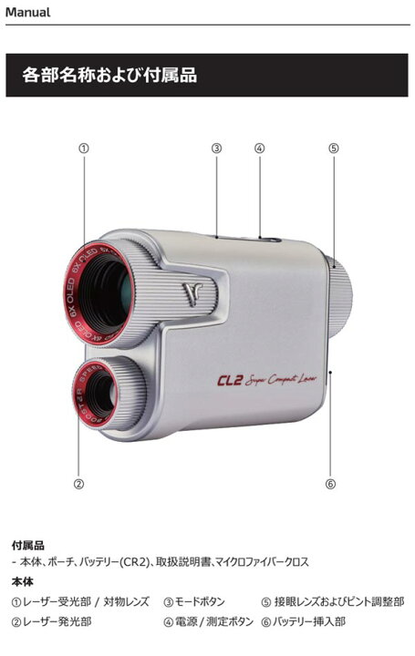 楽天市場】【22年継続モデル】ボイスキャディ CL2 コンパクトレーザー  
