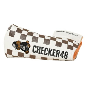 �`�F�b�J�[�t�H�[�e�B�G�C�g �S���t �u���[�h �p�^�[ �J�o�[ Checker48 GOLF BLADE PUTTER COVER HC PT PC ���E���h �w�b�h�J�o�[ �`�F�b�J�[ �h�J 26ET