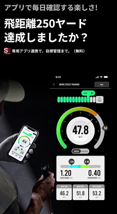 楽天市場】【入荷予約分】 ボイスキャディ デジタルスイングスティック 