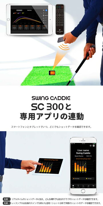 楽天市場】【19年モデル】ボイスキャディ SWING CADDIE SC300 高性能 