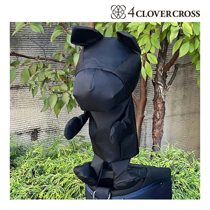 楽天市場】4クローバークロス パンドル ヘッドカバー【 Black pandle 