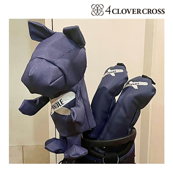 楽天市場】4クローバークロス パンドル ヘッドカバー【 インディゴ 