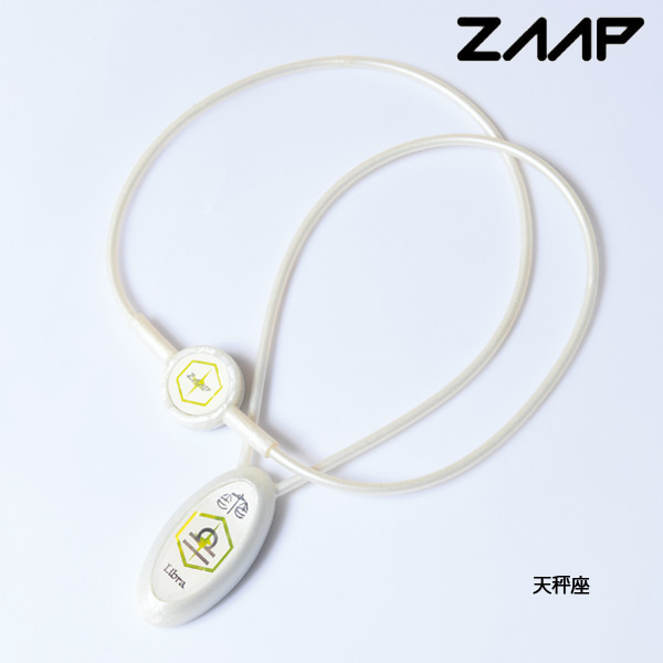 ZAAP ザップ デザインネックレス  パールホワイト 星座“天秤座・Libra” PGモデル  電磁波防止 NECKLACE