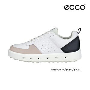 GR[ St Y V[Y Xg[g 720 nCubh zCg 111704-61039 Street Hybrid ECCO GOLF SHOES WHITE BLACK GRAVEL C U[ 25ET 10PT