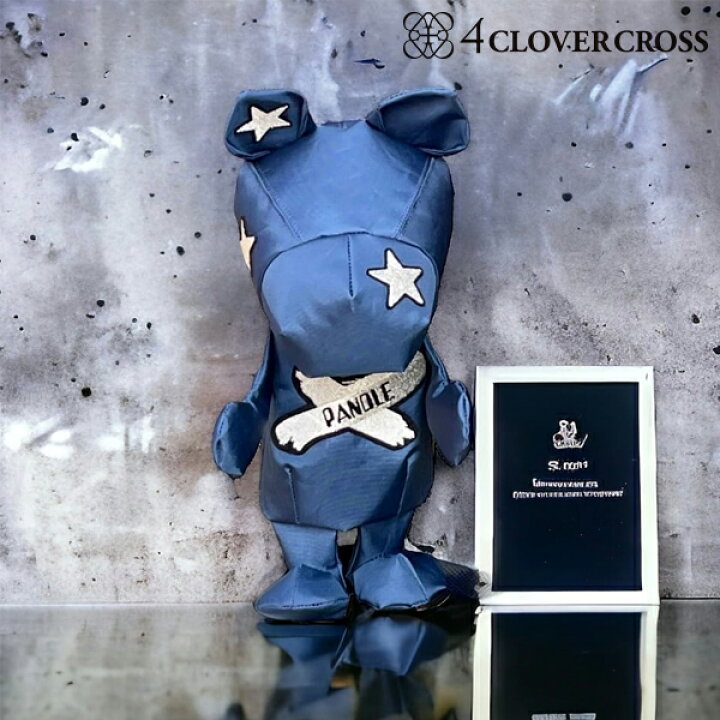 楽天市場】4クローバークロス パンドル ヘッドカバー【 Navy pandle 