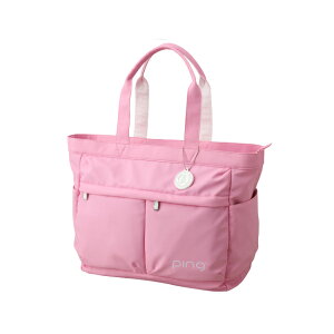 ピンゴルフ トート バッグ GB-L2301 ソフト PU 36851-01 PING GOLF 大容量 ラウンド ホワイト ピンク 収納 荷物 25ET