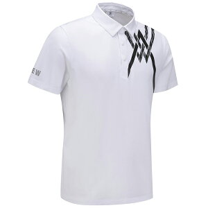 Aj[ St Y TVc AGFMMTS08 S|CgV[g ANEW GOLF MEN SM LOGO POINT SHORT T-SHIRT   u₩ |Vc 25WT 10PT