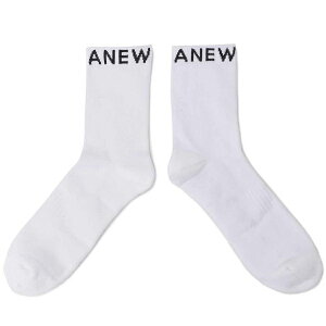 �A�j���[ �S���t �����Y �\�b�N�X AGFUMSC02 �G�b�Z���V���� �~�f�B�A���l�b�N �\�b�N�X ANEW GOLF MEN ESSENTIAL MEDIUM NECK SOCKS �C�� �z���C�g 25ET 10PT