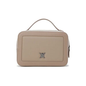 アニュー ゴルフ ポーチ AGFFUPU02 ANEW GOLF ユニセックス スクエア 3ジップ マルチ ロゴ デイリー ラウンド 3WAY 収納 小物 マルチユース 韓国 25ET 10PT