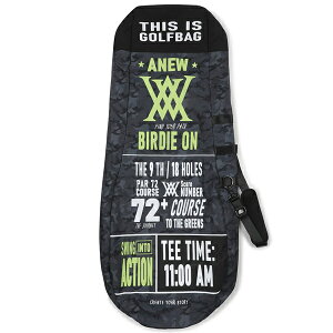 アニュー ゴルフ ロゴ グラフィック エアカバー AGFUUTC02 ANEW GOLF LOGO GRAPHIC AIRCOVER キャディバッグ ユニセックス ピンク イエロー ブラック 25ET 10PT