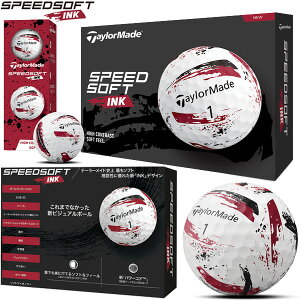 e[[Ch St{[ SpeedSoft INK Red/Green/Blue/Pink 1_[X(12) TaylorMade GOLF Xs[h\tg CN O[/bh/u[/sN 25EB